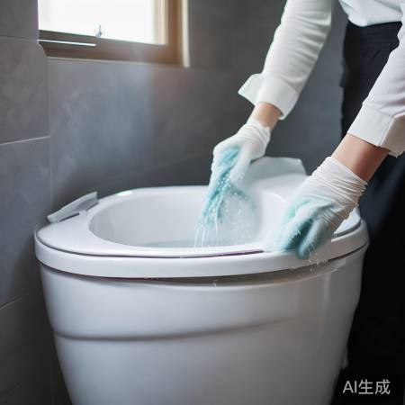 智能马桶清洗：关电源，清洁消毒