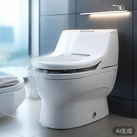 自洁杀菌智能马桶，省心更安心