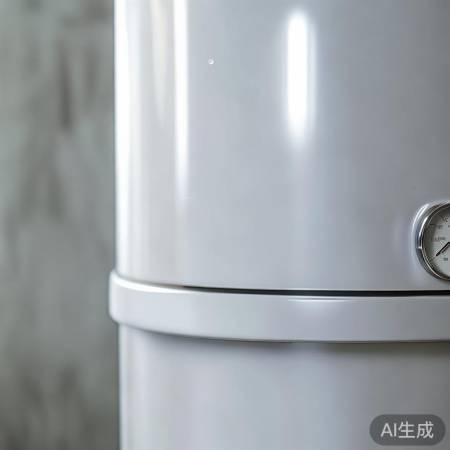 查热水器压力表，看进水口。