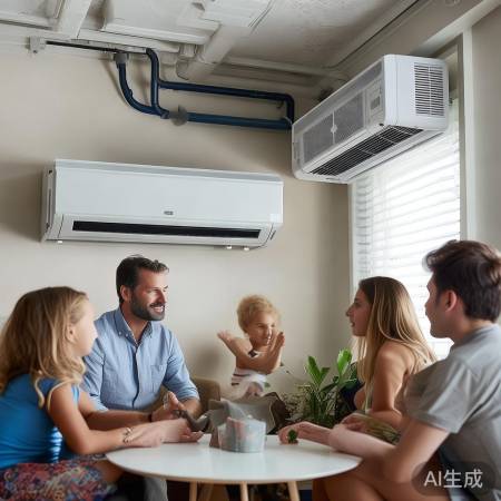 中央空调安装费高，管道铺设费时