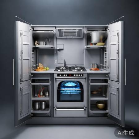 集成灶三结构清洁法