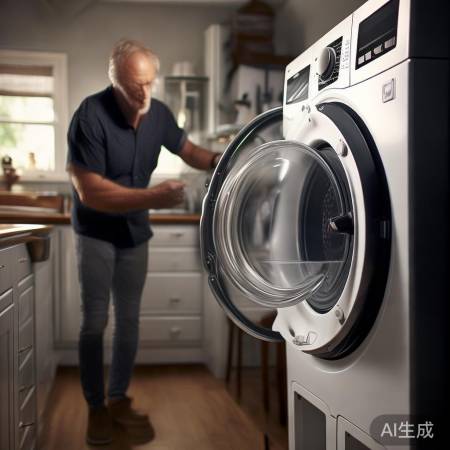 检查洗衣机门，避免误锁。