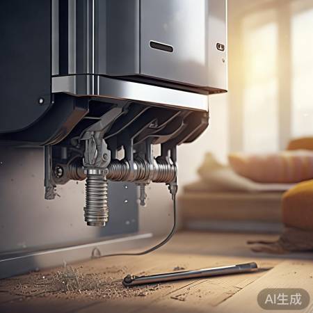 壁挂炉排气阀堵塞，清理后可排气