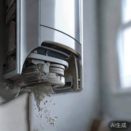 壁挂炉气密性差，密封圈老化需更