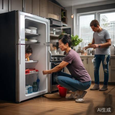 冰箱常流水，原因及解法。