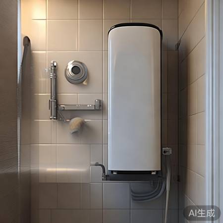 热水器旁勿放易燃物，安全距！