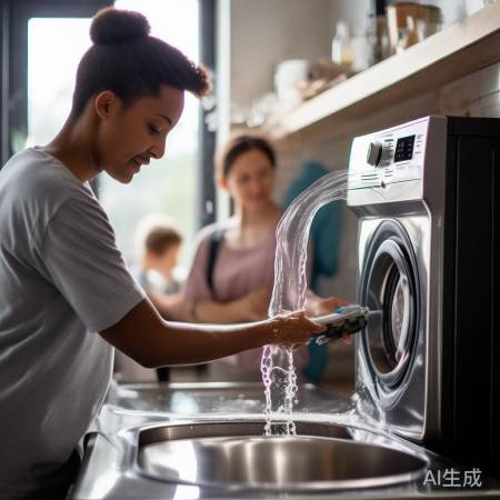 洗衣机排污口清洁，环保健康两不