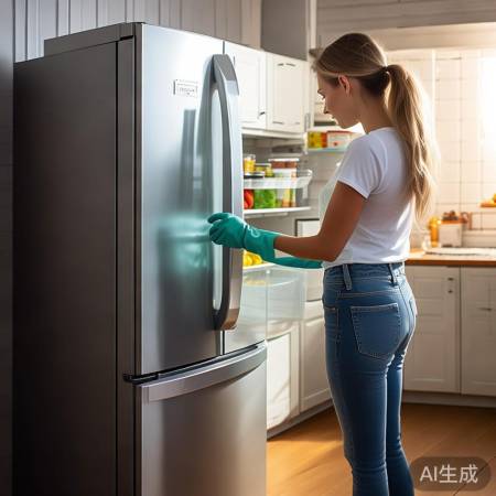 每月清洗冰箱，夏日更频繁。