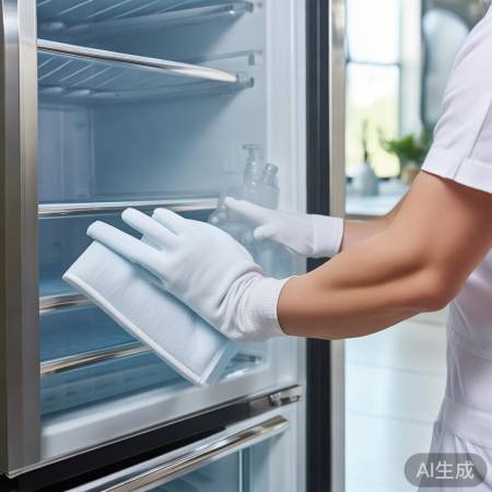 冰箱消毒，通风除味。