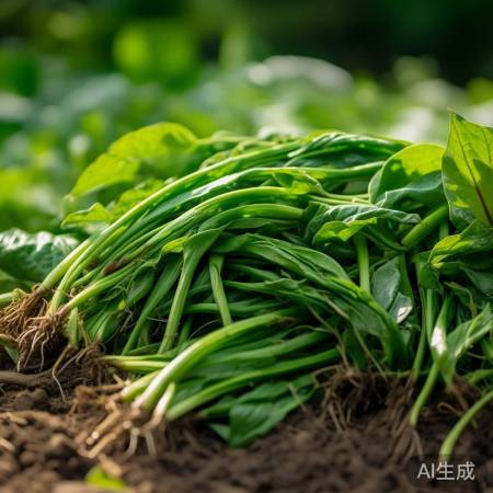 “去老叶根，保番薯叶鲜嫩”