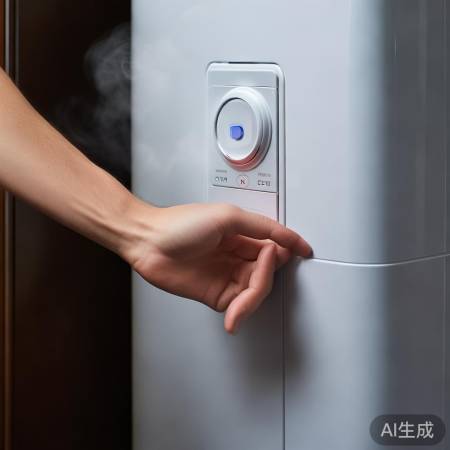 热水器重启，按重置键，查电路问