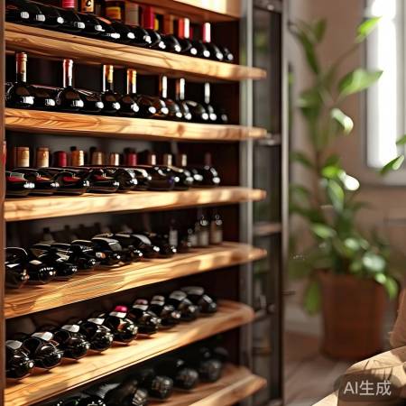 美酒酒架，艺术与仪式。