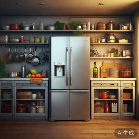 冰箱内物摆放合理，留散热空间