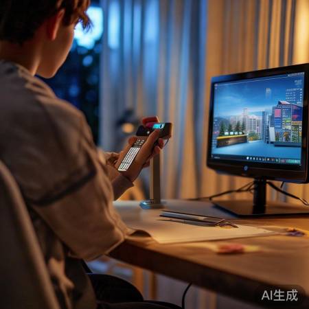 “网课细节：调低亮度，用遥控支