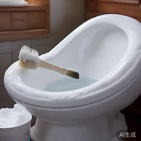 “洗衣粉除座圈垢渍小窍门”