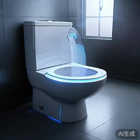 智能马桶自动清洁，省时省力！