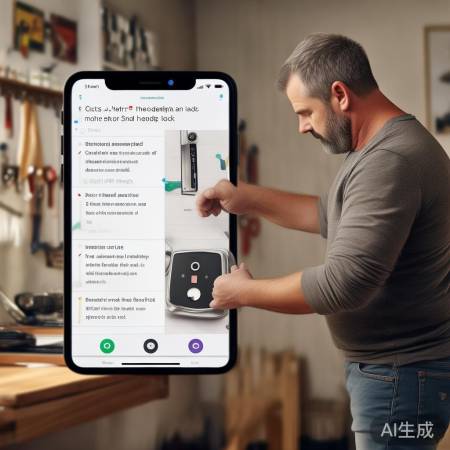 “自己换智能锁，便捷又省钱！”