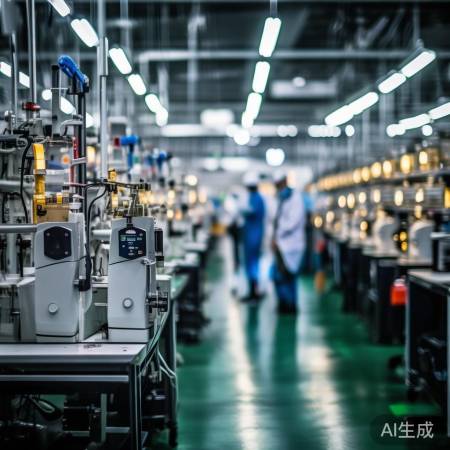 广东鹿客智能锁厂，科技感十足。