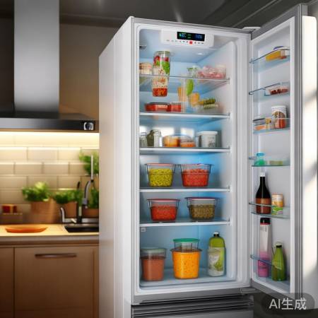 “冰箱26度护奶粉，门架波动勿