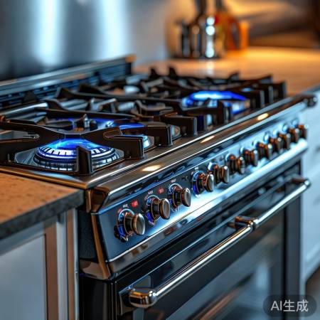 时尚燃气灶，个性化厨房新潮流