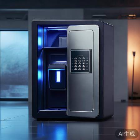艾玛保险柜：指纹+密码锁，双重