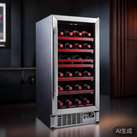 北欧红酒柜恒温湿控，储酒保鲜。