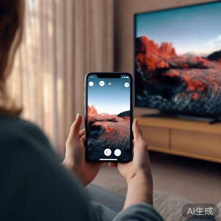 苹果8连电视，大屏观影乐无边