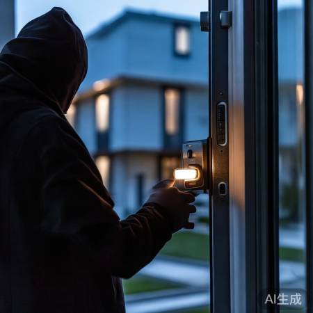 小区小偷用干扰器开电子锁，提醒