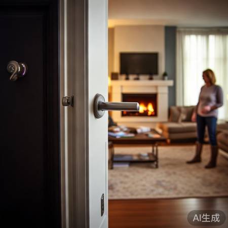 门锁反锁，安全无忧。