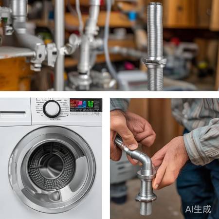 简易三通改造洗衣机排水