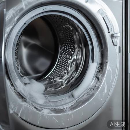 “清洗洗衣机，减震器无响”