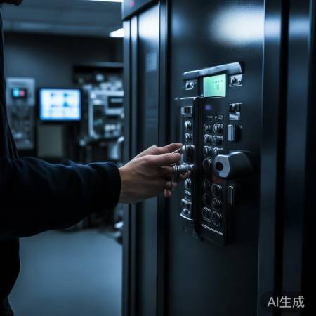 插钥匙转动，开保险柜