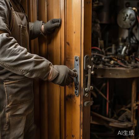 检查门锁，确保正常工作。