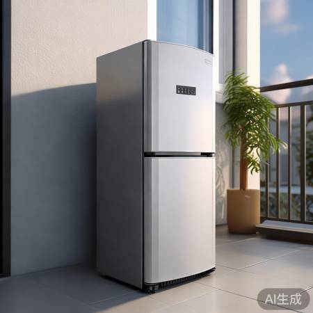 节能低噪阳台冰箱，小户型首选。