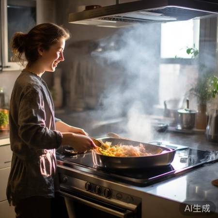 集成灶炒菜，告别油烟雾霾