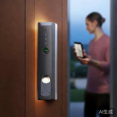 “指纹锁远程控制，出差无忧！”