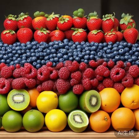 新鲜水果分层放，营养美味不串味