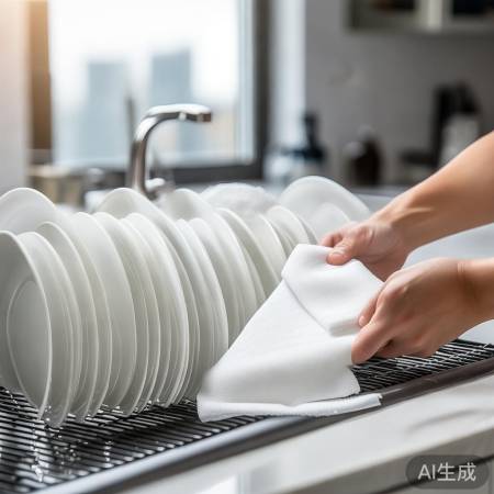 “厨房纸巾速干餐具，消毒更高效