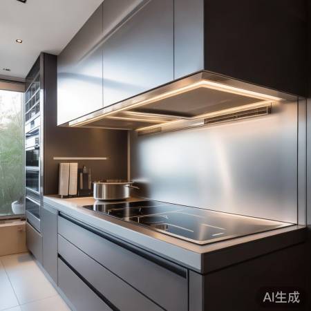 厨房吊柜下沿距集成灶上沿60c