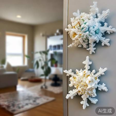 冬天家居新宠，冬奥爆米花冰箱贴