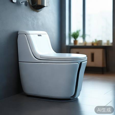 新型智能马桶，斜装调节，人性化