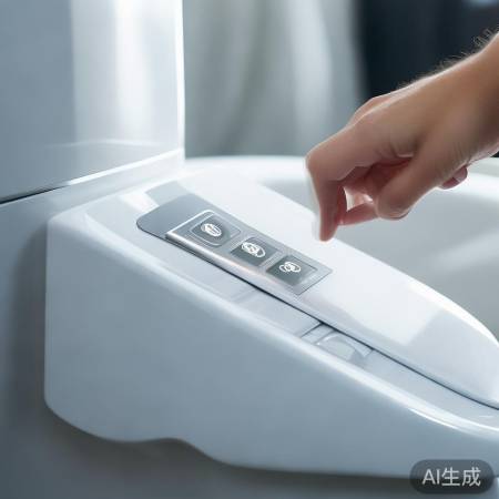 智能马桶水温调似电视音量，档位