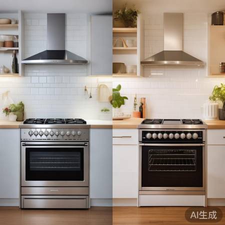 独立灶个性灵活，集成灶省空间易