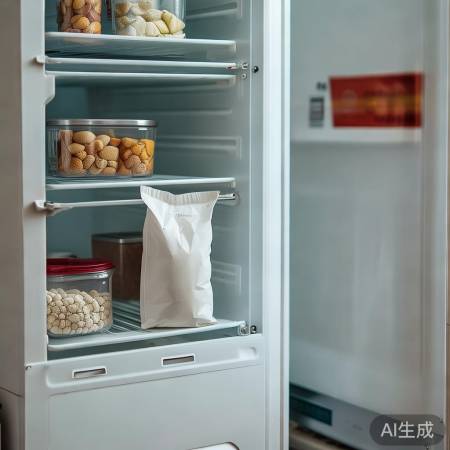 面粉冷藏，保质期长。