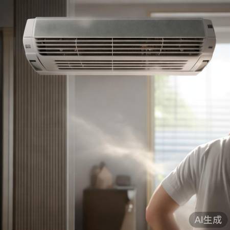 夏用空调防结露，调整温度或洗冷