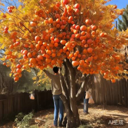 秋天柿子冻食揭秘及储藏技巧