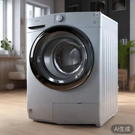 高颜值洗衣机，简约时尚，科技感