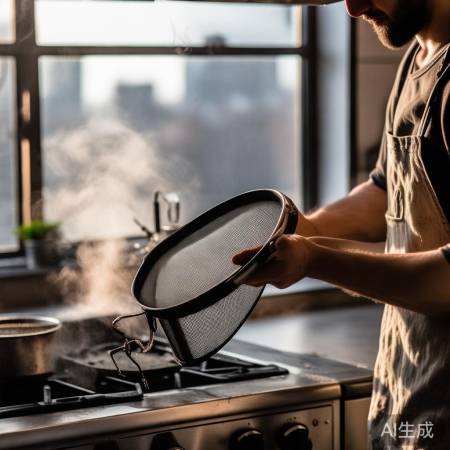 定期清洁油网，油烟机无忧。