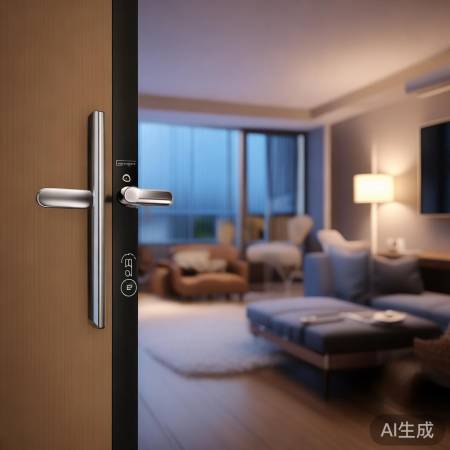 中山固力指纹锁，智联家居，便捷