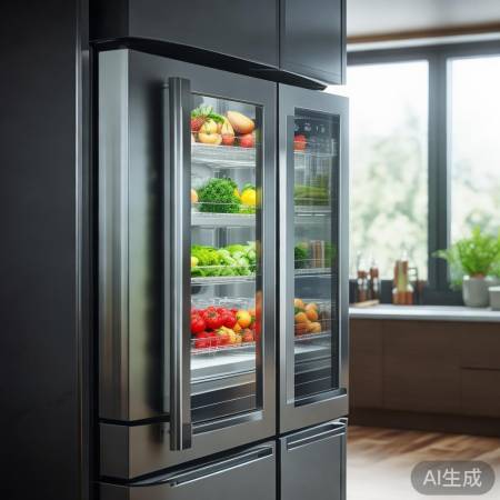 美的冰箱：果蔬保鲜，健康生活！